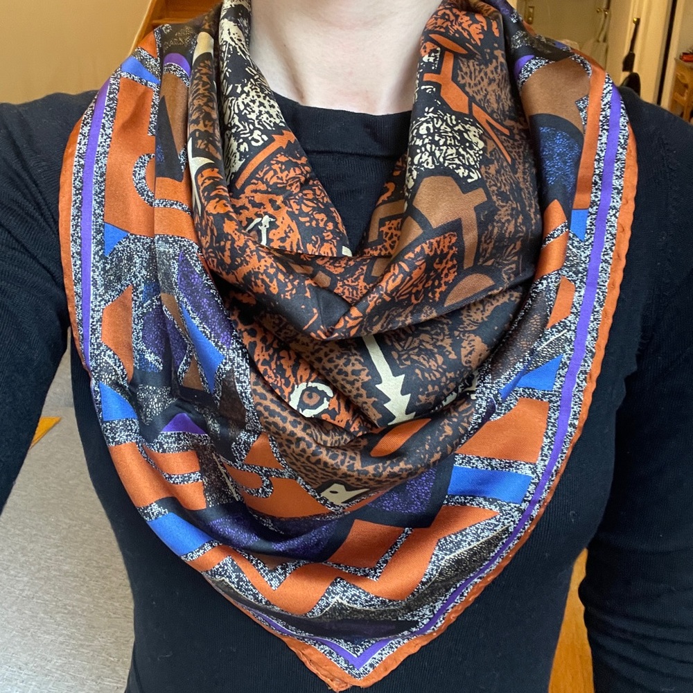 Lanvin silk scarf